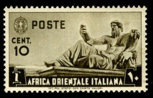 ES-14579  ITALIAN East AFRICA  SCOTT #4 1938 Mint Never Hinged OG