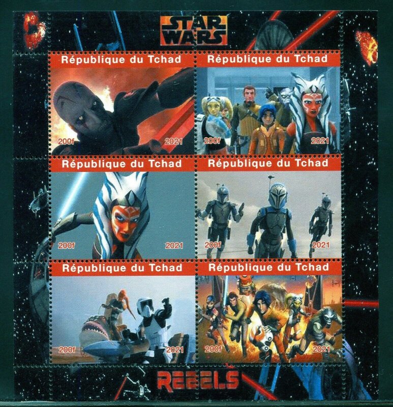 CHAD STAR WARS REBELS SHEET MINT NEVER HINGED 