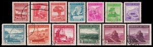 Chile Scott 198-208, 227 (1938-46) Used F-VF Q