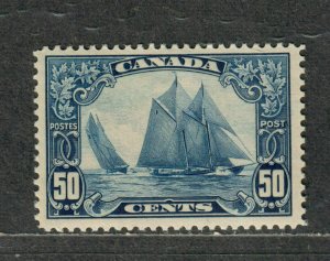 Canada Sc#158 M/H/VF, Bluenose, Cv. $225