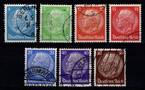 Germany 1932 85th Birthday of President von Hindenburg, Set [Used]