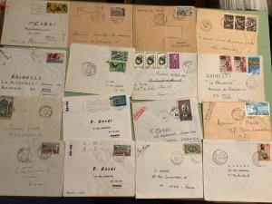 French Colonies 16 postal cover  items  Ref A1848