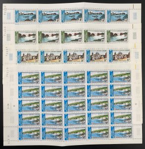 Comoros 1973 YT 80-83 aviation tourism Moroni architecture