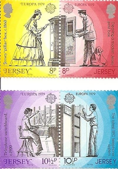 Jersey 202-205 MNH