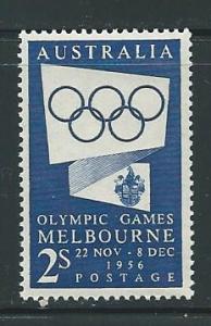 Australia 277 1954 Olympics single MNH