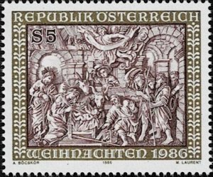 1986 Austria Scott Catalog Number 1374 MNH