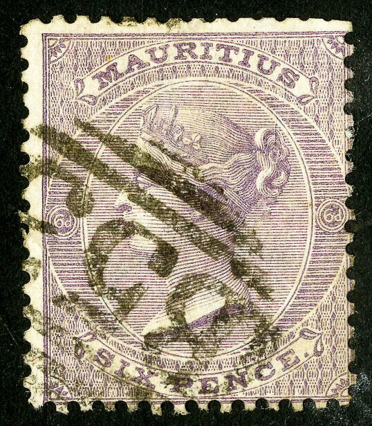 Mauritius Stamps # 36 Used VF Scott Value $45.00