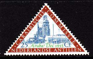 Netherlands Antilles MH Scott #234 25c Petroleum Refinery  - Caribbean Commis...