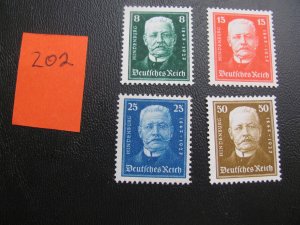 Germany 1927 MNH B19-22 SET  XF 100 EUROS  (202) NEW COLLECTION