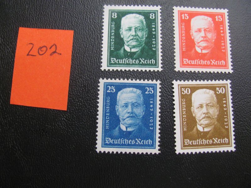 Germany 1927 MNH B19-22 SET  XF 100 EUROS  (202) NEW COLLECTION