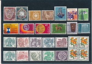 D397350 Switzerland Nice selection of VFU Used stamps