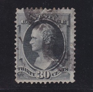 US 165 30c Hamilton Used F-VF SCV $130