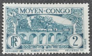 DYNAMITE Stamps: Middle Congo Scott #66   UNUSED