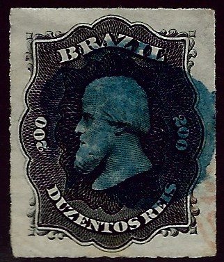 Brazil SC#66 Used VF+ Blue Cancel SCV$12+...Brazil is Hot!!