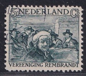 Netherlands  #B41  used  1930  Rembrandt 5c