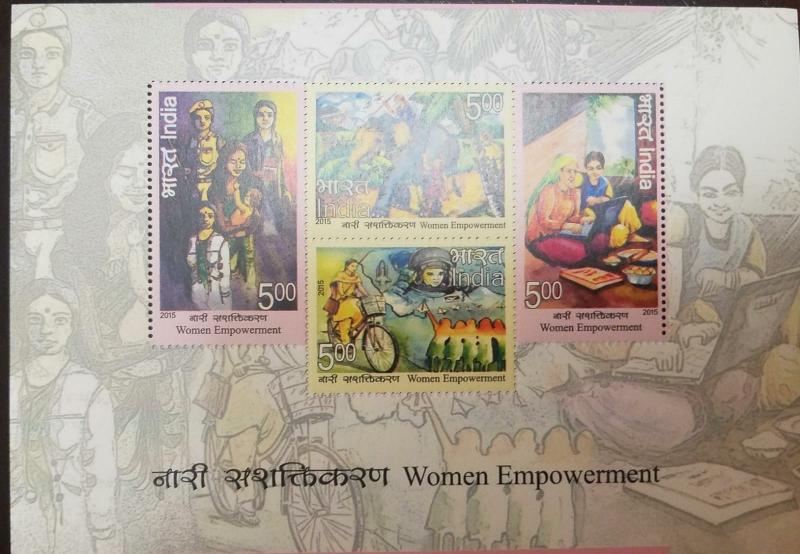 L) 2015 INDIA, WOMEN EMPOWERMENT, ELEPHANT, CYCLING, POLICE, MHN