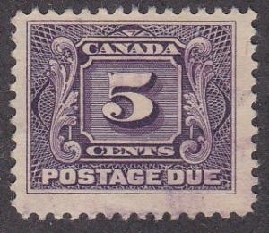 Canada # J4, Used, Third Cat