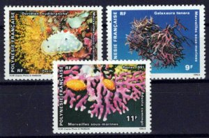 French Polynesia 557-559 MNH Marine Life ZAYIX 0624S0035