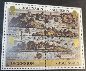 ASCENSION ISLAND # 289a-MINT NEVER/HINGED--COMPLETE SET/SHEET OF 4---1981