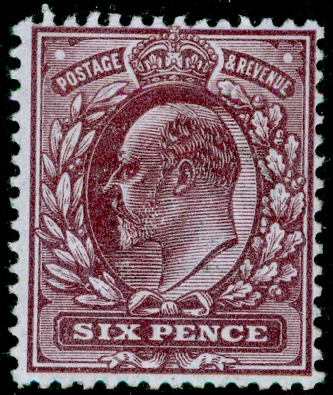 SG299 SPEC M33(3), 6d very deep reddish purple (F), LH MINT. Cat £55.