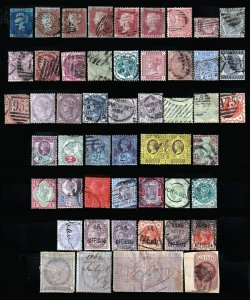 Great Britain #23/#125 1841-1900 Queen Victoria Collection Most Used 50 items