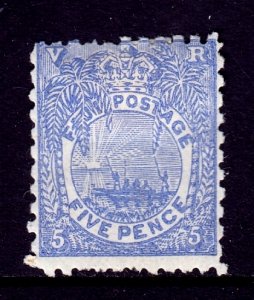 Fiji - Scott #58 - MH - Hinge bump, pulled perfs - SCV $20