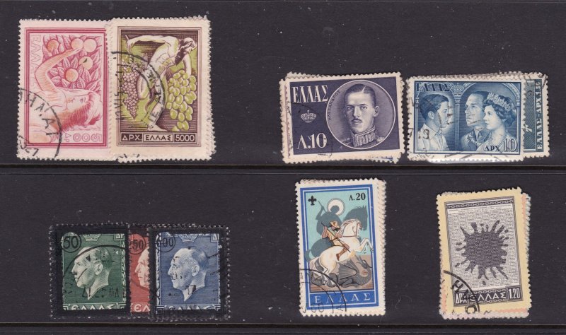 Greece x 5 used sets earlier types