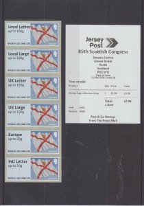 Jersey 2014 - Post & Go - 85th Scottish Congress - B4GB14 J001 c/w Receipt 