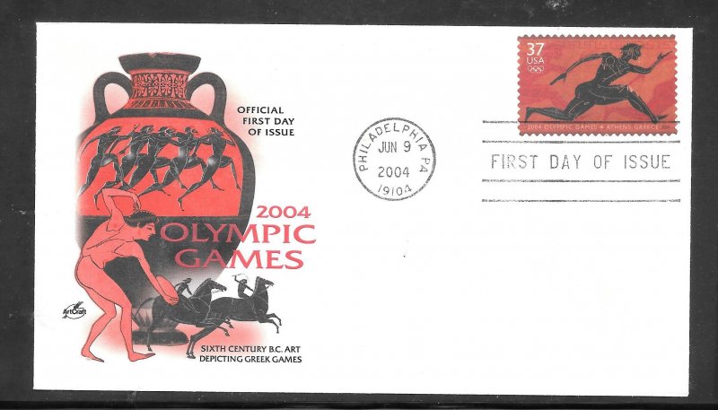 Just Fun Cover #3863 FDC Artcraft Cachet. (A1425)