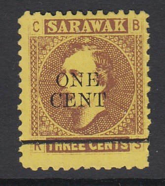 SARAWAK, Scott 25, MNG (no gum)