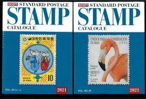 New 2021 Scott Standard Postage Stamp Catalogue - Worldwide (J-M) Volume 4