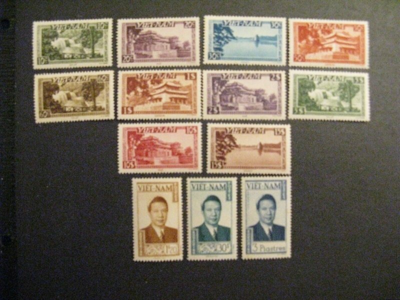 Vietnam #1-13 mint hinged  a23.2 8079