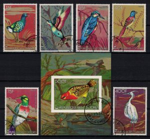 COMORE 1978 - Birds /complete set+ minisheet