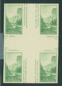 United States #769a Unused Multiple