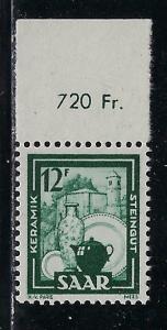 Saar - Scott # 212, mint nh