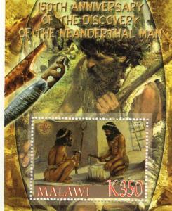 Malawi Sheet-Prehistoric Man and Tools #M1027 
