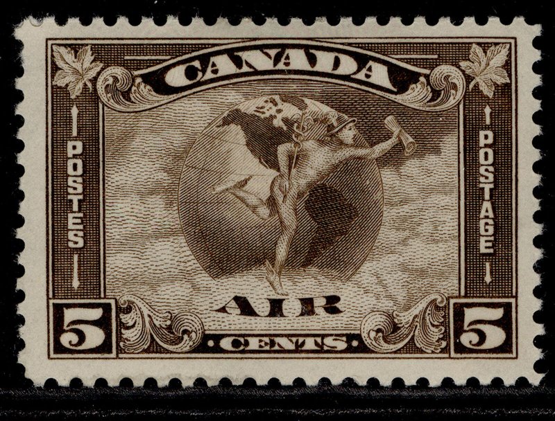 CANADA GV SG310, 5c deep brown, M MINT. Cat £26. 