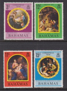 Bahamas 309-312 Christmas MNH VF