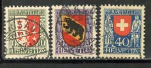 Switzerland # B18-20, Used.