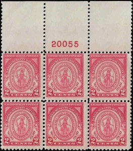 682 Mint,OG,NH... Plate Block of 6... SCV $26.00