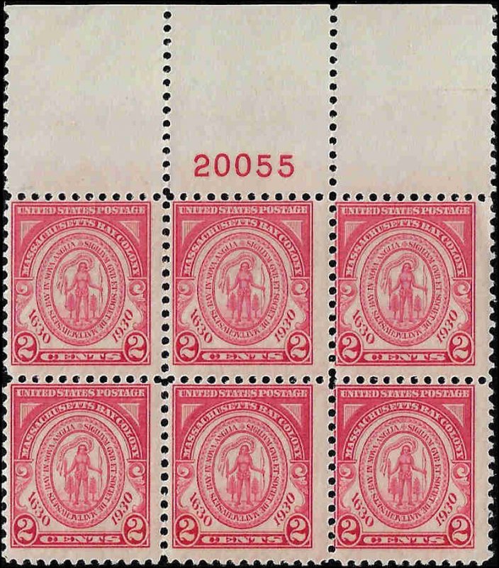 682 Mint,OG,NH... Plate Block of 6... SCV $26.00