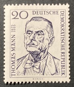 Germany DDR 1956 #301, Thomas Mann, Wholesale Lot of 5, MNH, CV $4.25