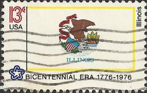 # 1653 USED STATE FLAG ILLINOIS