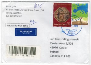 Albania 2023 Cover Stamps Europa CEPT Forest Trees Ancient Mosaics