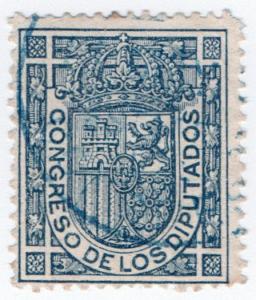 (I.B) Spain Colonial Postal : Congress of Deputies