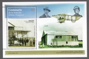 Military aviation pilots Farman plane airplane NOVELTY URUGUAY MNH STAMP 