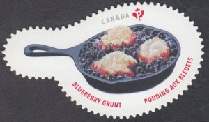 Canada - #3177ei - Sweet Canada - Blueberry Grunt, Die Cut Stamp - MNH