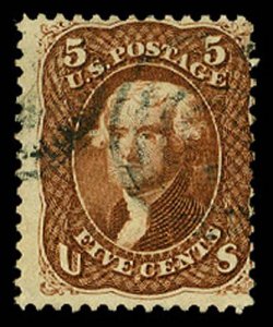 U.S. 1861-66 ISSUES 75  Used (ID # 58855)