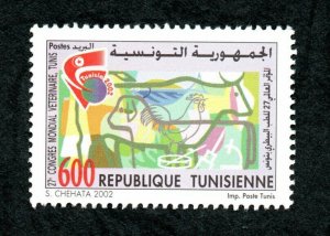 2002- Tunisia - 27th World Veterinary Congress-Tunis 2002 -Complete set 1v.MNH** 
