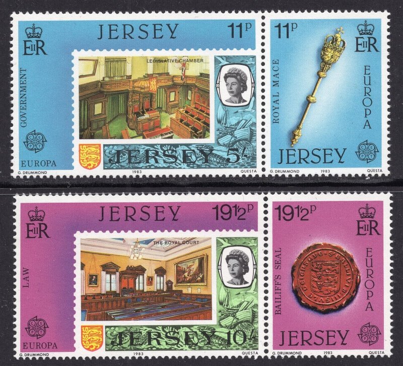 EUROPA CEPT 1983 - Jersey - Inventions -MNH Set